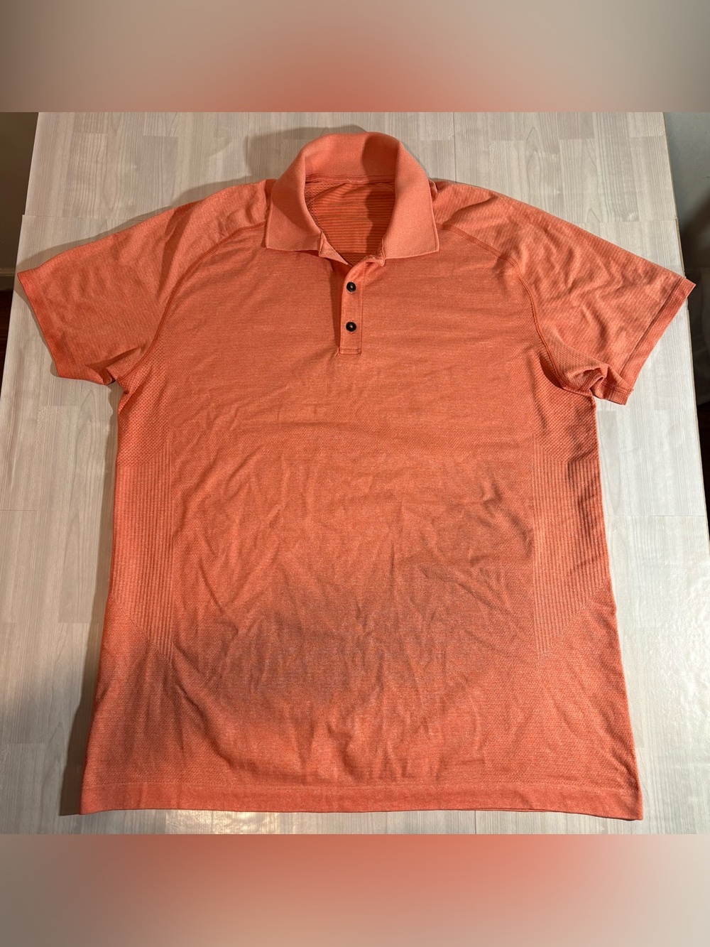 Lululemon Metal Vent Tech Polo Shirt Mens XL Short Sleeve Athletic